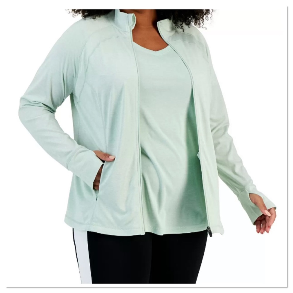 Women’s Plus Size Essentials Performance Zip Jacket Ideology